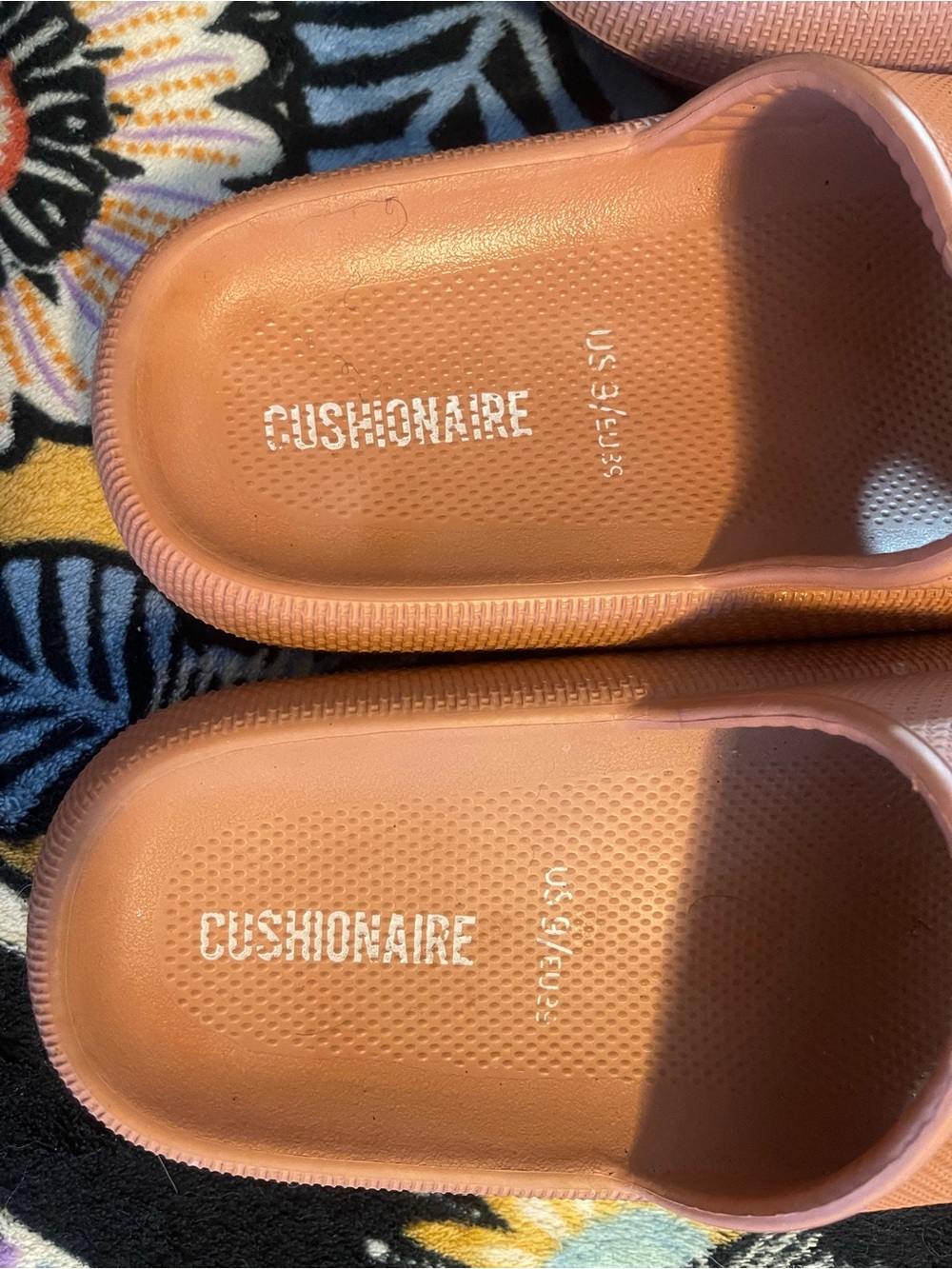 Brand new Cushionaire Slide Sandals in Dusty Pink & Terracottar - Picture 5 of 6